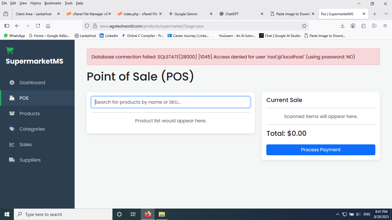 Supermarket Management System